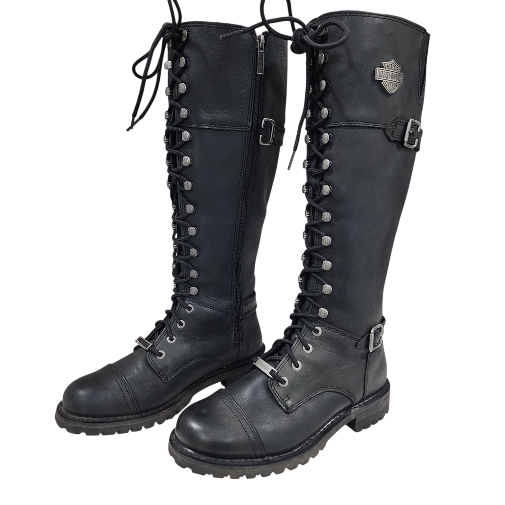 HARLEY-DAVIDSON BEECHWOOD MOTO ROUND TOE MOTORCYCLE BOOT